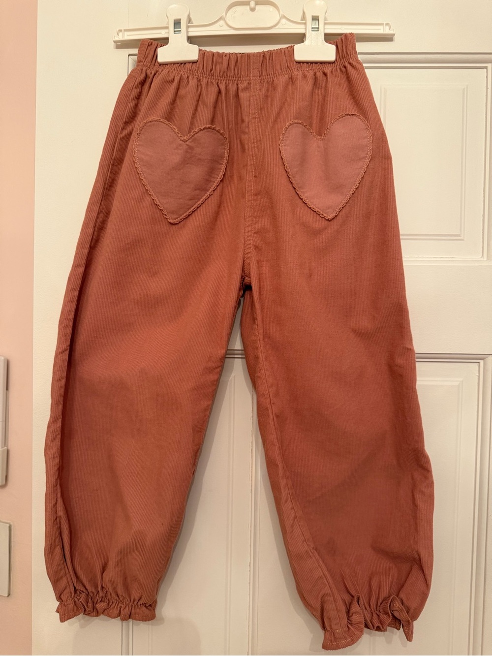 NWT Wild Wawa Girls Blush Heart Pocket Pants size 5-6Y